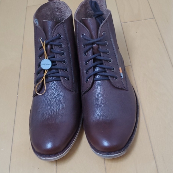 Frank Wright Mortimer II Brown Leather Boots - Picture 2 of 5